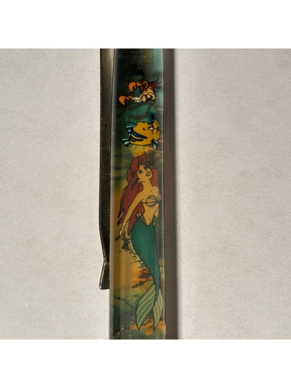 Walt Disney The Little Mermaid Floaty Pen Ariel Swims Classic Animated Movie Vtg